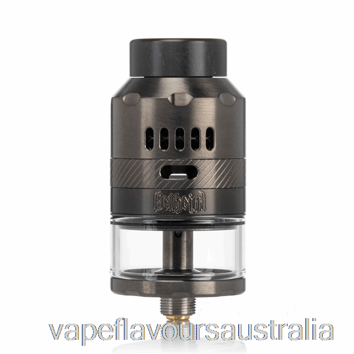 Vape Nicotine Australia Hellvape Helheim 25mm BF RDTA Gunmetal